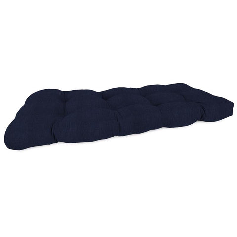 Jordan Manufacturing Black Polyester Wicker Settee Cushion 4 in. H X 19 in. W X 46 in. L (Pack of 4)