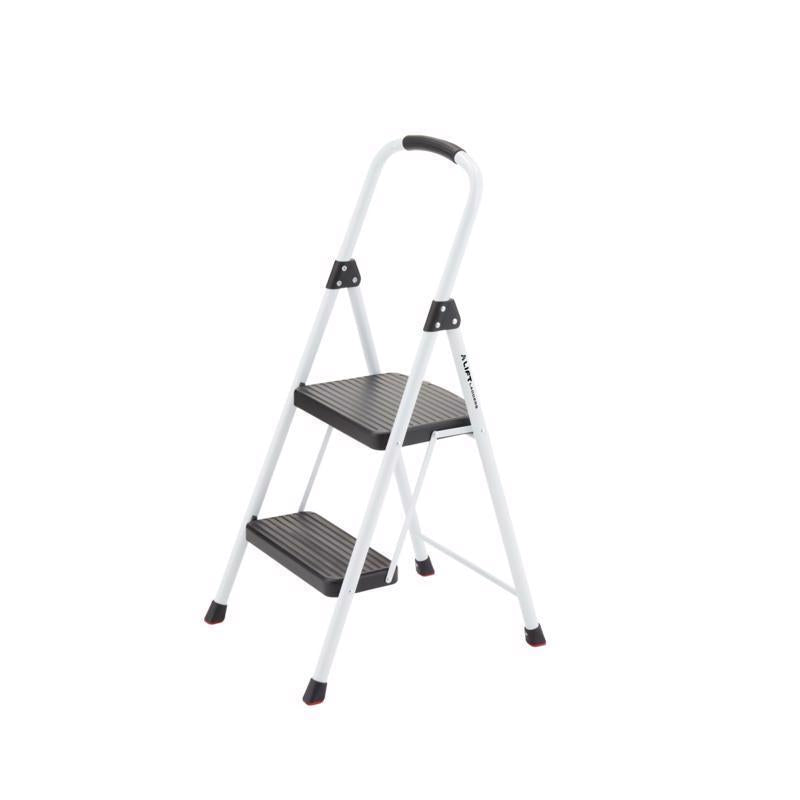 Lift Ladders 40.16 in. H X 17.3 in. W X 2.5 in. D 225 lb. cap. 2 step Steel Folding Step Stool