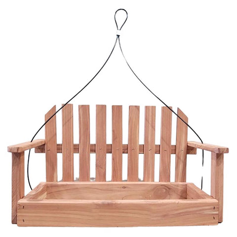 Valley Splendor Cedar Swing Bird Feeder (Pack of 4)