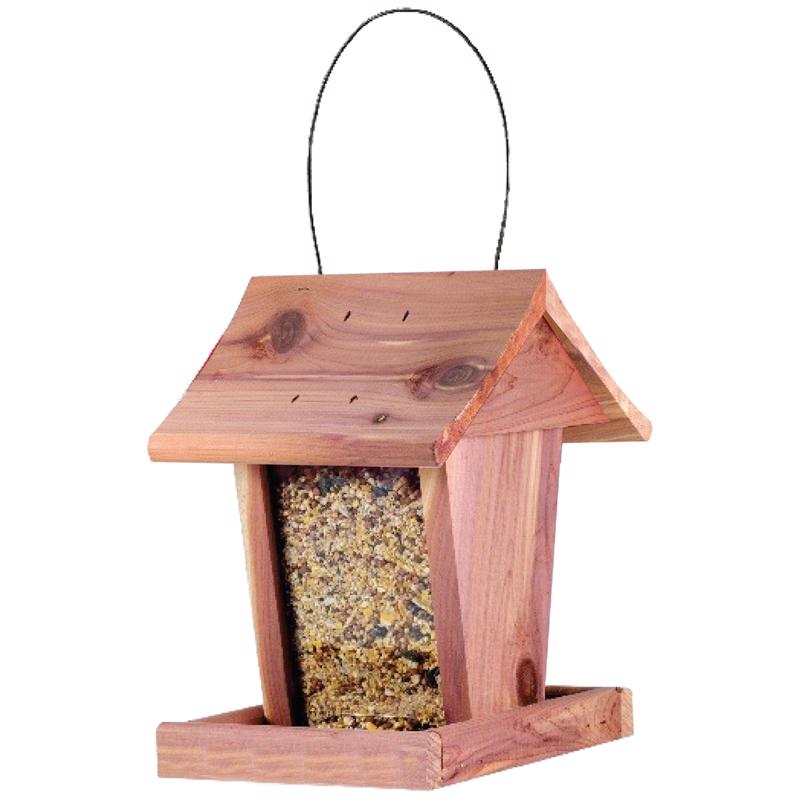 Valley Splendor Songbird Cedar Jr Hopper Bird Feeder (Pack of 4)