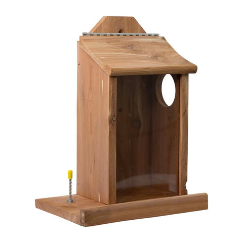 Valley Splendor Cedar Critter Bird Feeder (Pack of 4)
