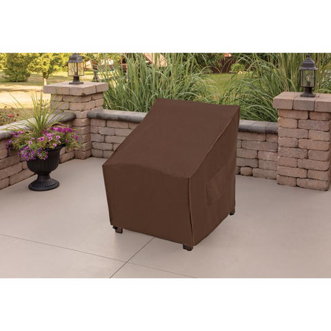 Living Accents 36 in. W Polyester Chair Cover