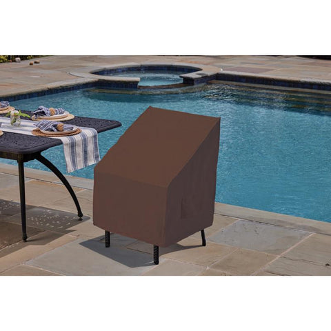 Living Accents 28 in. W Polyester Chair Cover