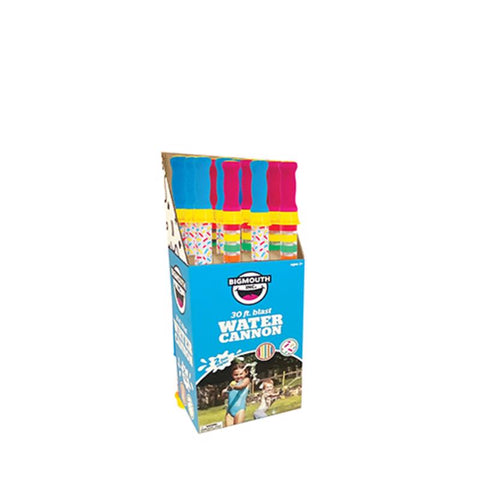 BigMouth Multicolored Plastic Cannon PDQ Water Gun (Pack of 12)