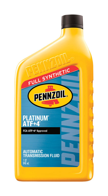 Pennzoil Platinum ATF+4 Automatic Transmission Fluid 1 qt (Pack of 6)