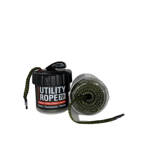 Rapid Rope 3/8 in. D X 70 linear ft L Olive Drab Braided Polyester Rope