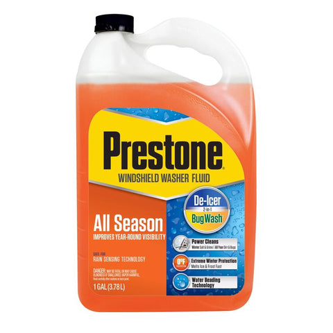 Prestone Bug Wash - Líquido limpiaparabrisas para insectos -27°C 1 galón