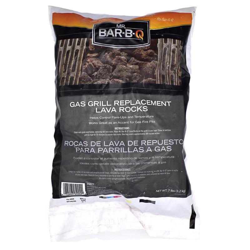 Briquetas de roca volcánica 100 % naturales Mr. Bar-B-Q, 7 lb