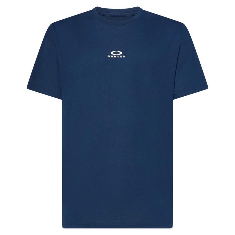 Oakley Bark New XL Short Sleeve Men's Crew Neck Navy Tee Shirt