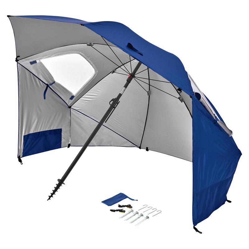 Paraguas compacto Sport-Brella Blue de 96 pulg. y 96 cm