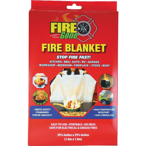 Fire Gone Fire Blanket For Household (Pack of 6)
