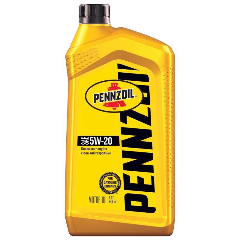 Aceite de motor convencional Pennzoil 5W-20 para motores de 4 tiempos, 1 pinta, paquete de 1 (paquete de 6)