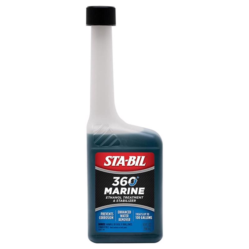 STA-BIL 360 Marine Gasoline Ethanol Treatment and Fuel Stabilizer 10 oz (Pack of 12)
