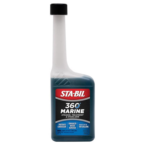STA-BIL 360 Marine Gasoline Ethanol Treatment and Fuel Stabilizer 10 oz (Pack of 12)