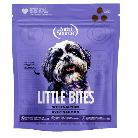 NutriSource Salmon Treats For Dogs 6 oz 1 pk
