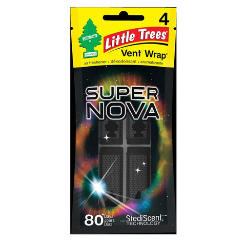 Little Trees Vent Wrap Supernova Scent Car Air Freshener Solid 4 pk (Pack of 24)