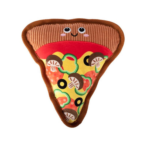 Pet Shop by Fringe Studio For Dog Multicolored Plush Feeling Cheesy Durable Dog Toy (Pack of 4)