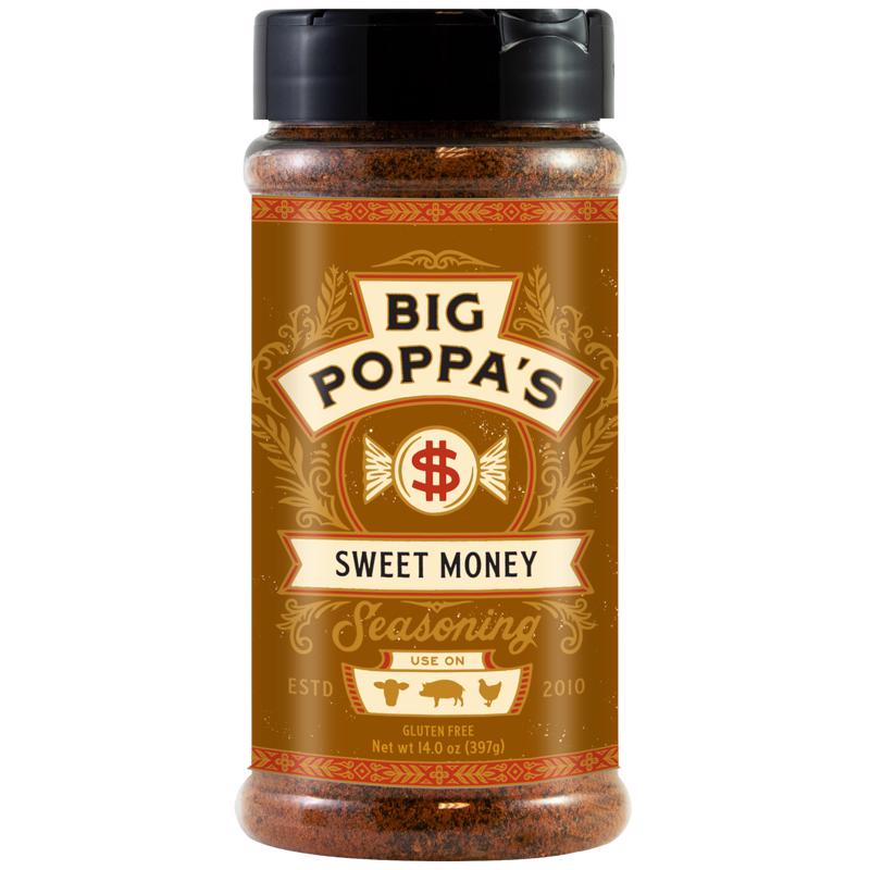 Big Poppa's Sweet Money BBQ Seasoning 14 oz