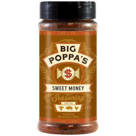 Big Poppa's Sweet Money BBQ Seasoning 14 oz