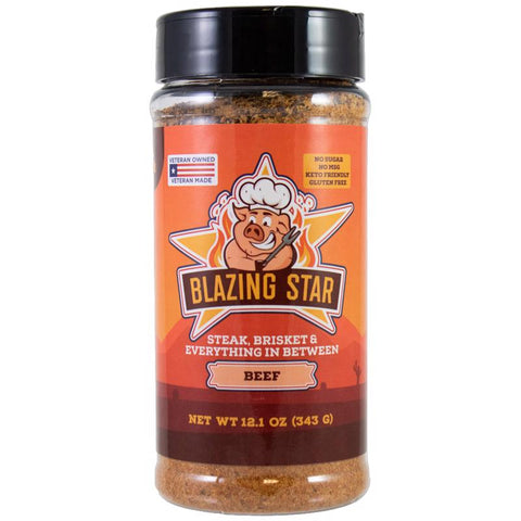 Blazing Star Beef Bar-B-Q Rub/Seasoning 12.1 oz