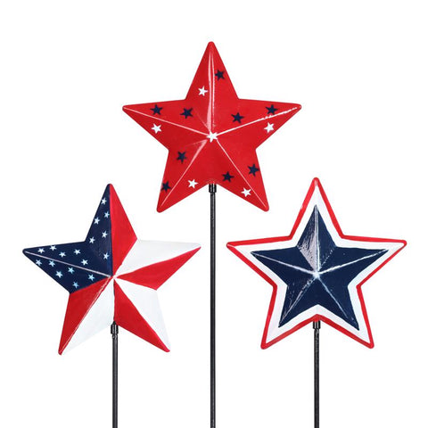 Exhart Assorted Metal 18 in. H Yard Stake (Pack of 12)