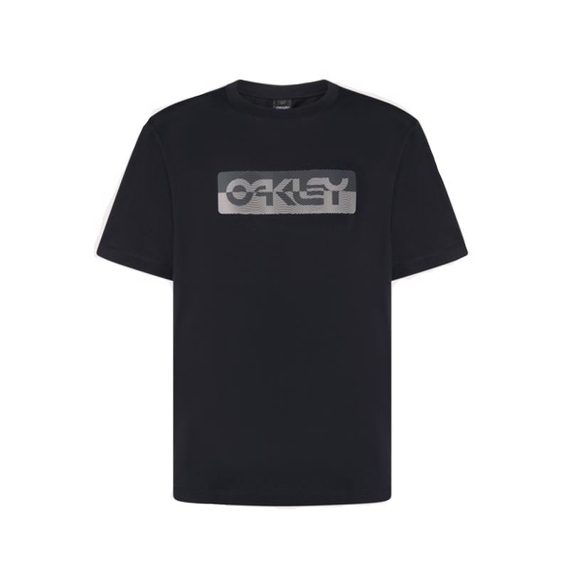 Oakley M Short Sleeve Men's Crew Neck Blackout Duality B1B Tee Shirt