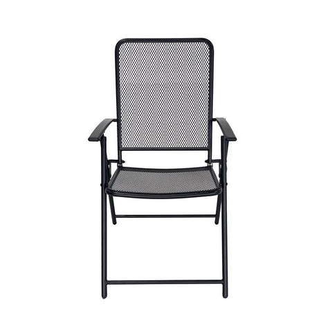 Living Accents 1-Position Black Folding Chair (Pack of 6)