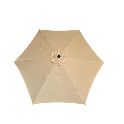 Living Accents 9 ft. Tiltable Yellow Market Umbrella