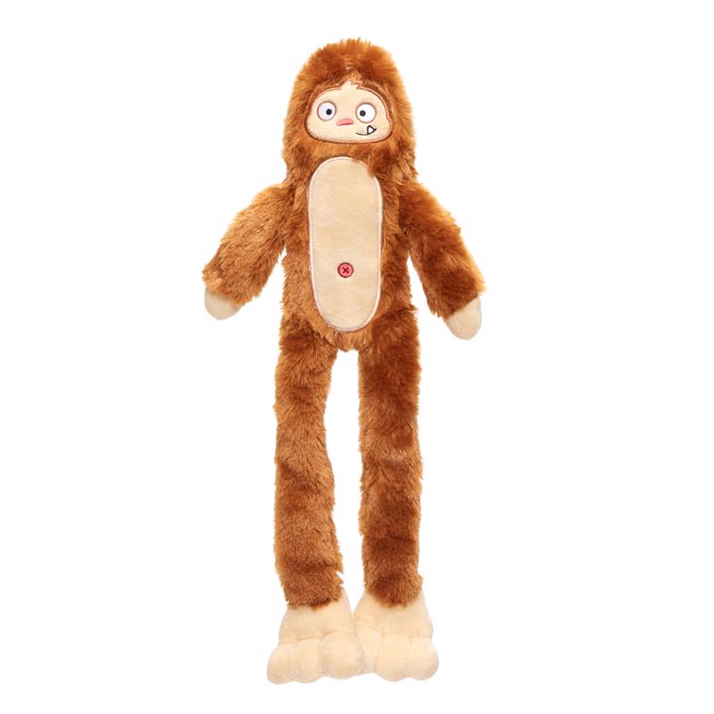 Bark Brown/Tan Hairy Henderson Dog Toy Medium 1 pk (Pack of 3)