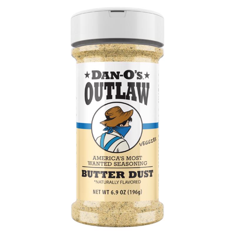 Dan-O's Outlaw Butter Dust BBQ Seasoning 6.9 oz