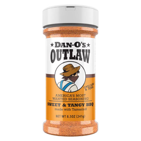 Dan-O's Outlaw Sweet & Tangy BBQ BBQ Seasoning 8.5 oz