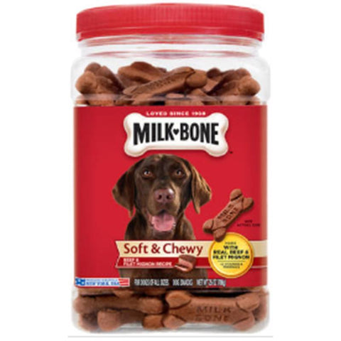 JM Smucker's MilkBone Beef Treats For Dogs 25 oz 7.2 in. 1 pk (Pack of 2)