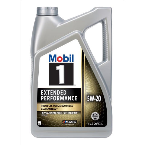 Mobil 1 Extended Peformance 5W-20 Gasoline Synthetic Motor Oil 5 qt (Pack of 3)