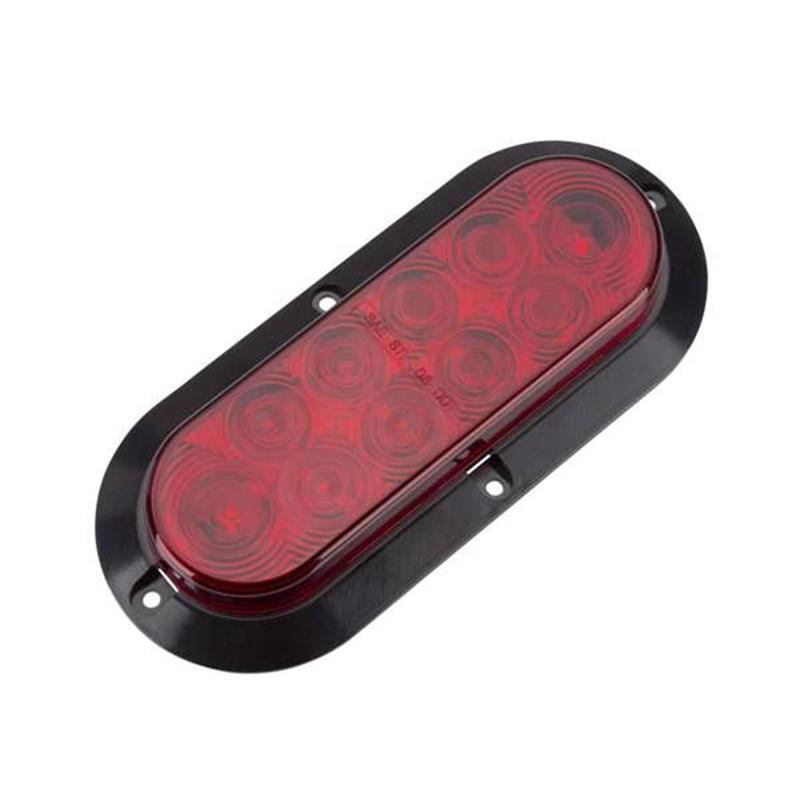 Luz LED roja ovalada TowSmart para freno/posición/intermitente