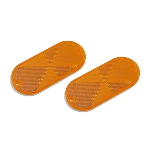 TowSmart Amber Oval Marker Reflector
