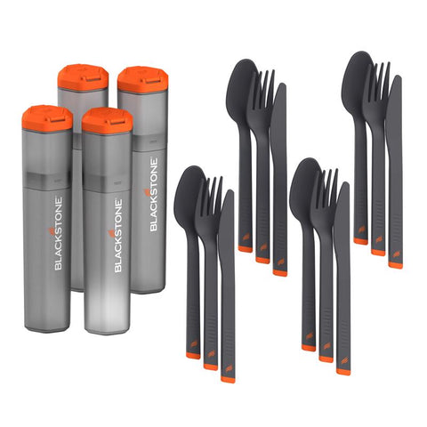 Set de utensilios de camping Blackstone para 4 personas
