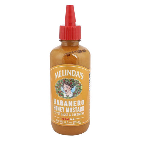 Melinda's Foods Habanero Honey Mustard Hot Sauce 12 oz