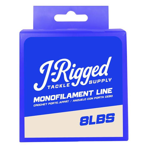 J- Rigged Monofilament Fishing Line 8 lb. cap. 400 yd