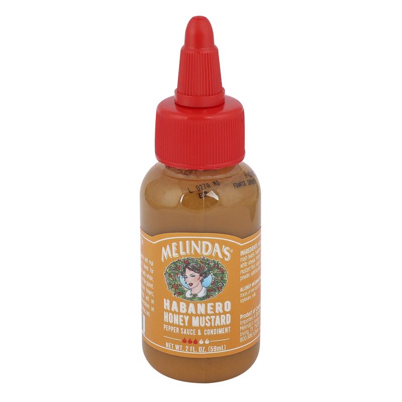 Melinda's Foods Habanero Honey Mustard Hot Sauce 2 oz (Pack of 40)