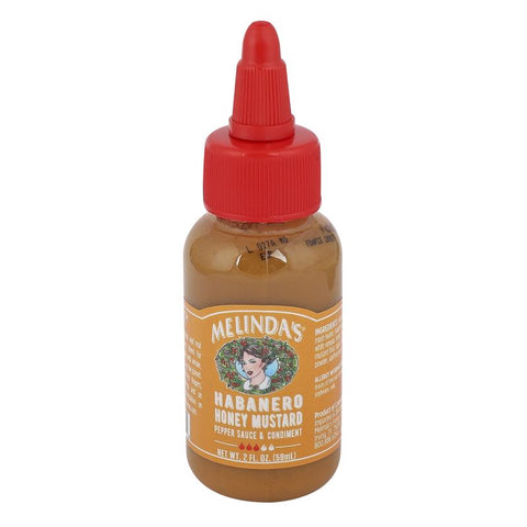 Melinda's Foods Habanero Honey Mustard Hot Sauce 2 oz (Pack of 40)