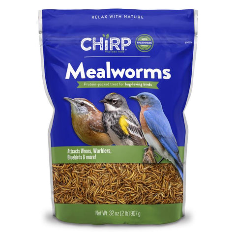 Chirp Mealworms Wild Bird Food 32 oz