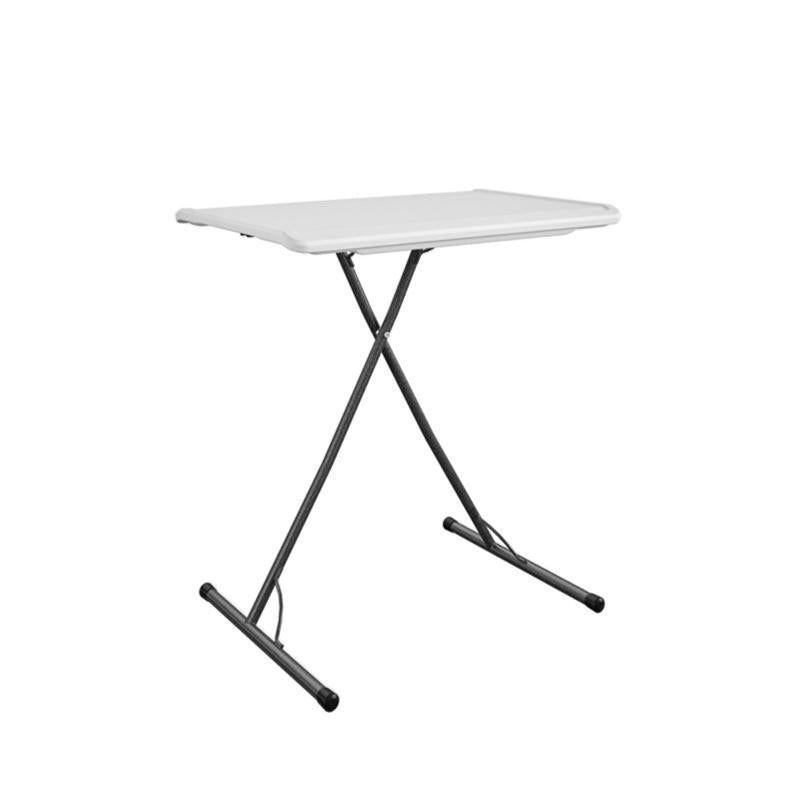 Living Accents 18 in. W X 26 in. L Rectangular Adjustable Height Table