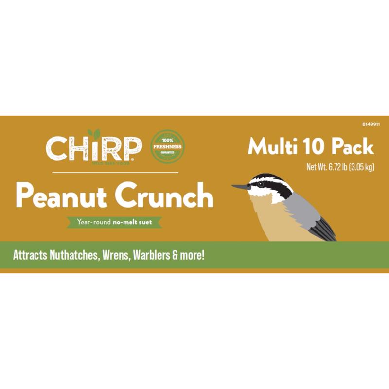 Chirp Sebo de Maní para Aves Sin Derretir 10.75 oz