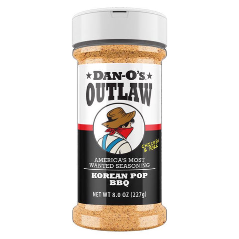 Sazón coreano para barbacoa de estilo pop Outlaw de Dan-O's, 8 oz