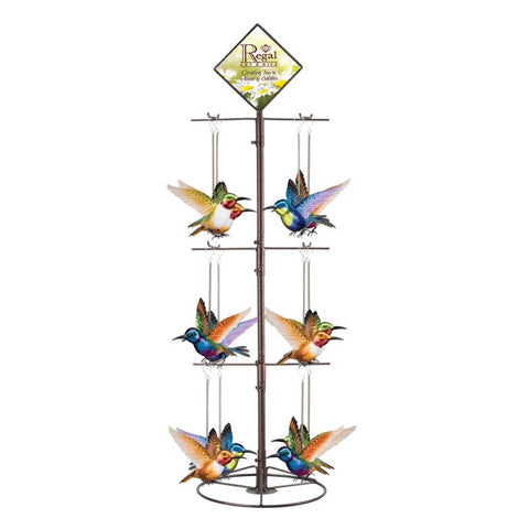 Regal Art & Gift Multicolored Metal 10.75 in. H X 7.5 in. L Outdoor Decoration (Pack of 16)