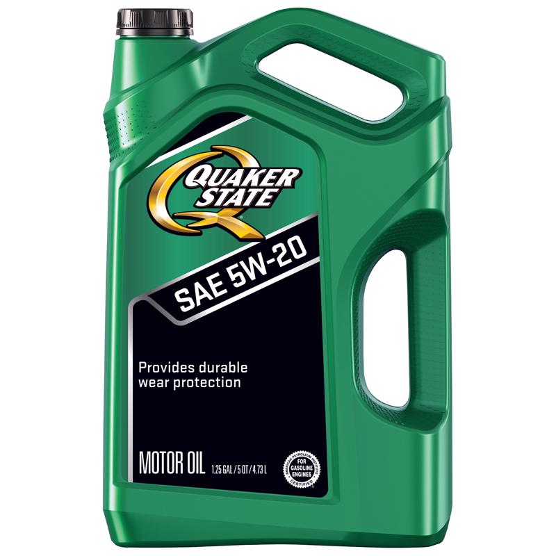Quaker State 5W-20 Gasoline Synthetic Blend Motor Oil 5 qt (Pack of 3)