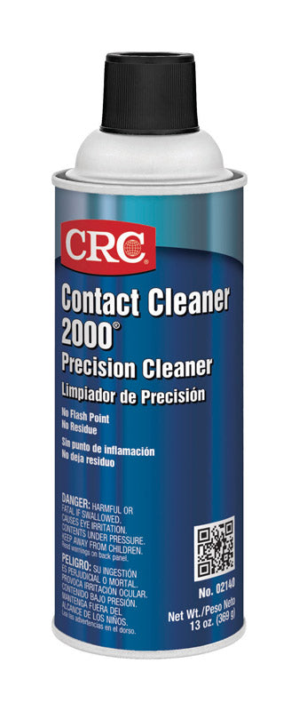 Limpiador de contactos CRC 2000 Limpiador de piezas eléctricas cloradas 13 oz
