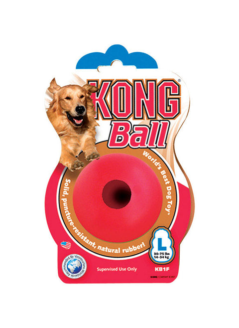 Kong For Dog Red Rubber Rubber Ball Large 1 pk
