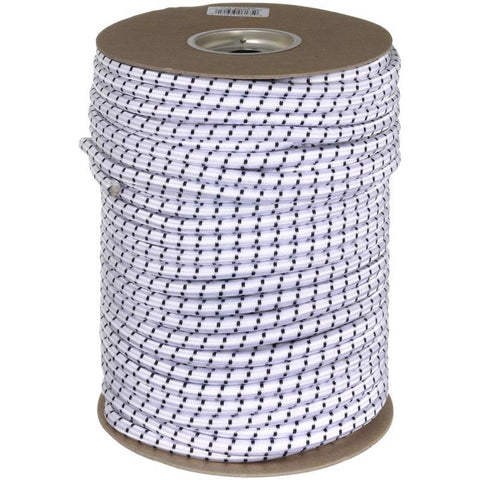 Keeper White Bungee Cord Reel 300 foot in. L X 3/8 in. 1 pk
