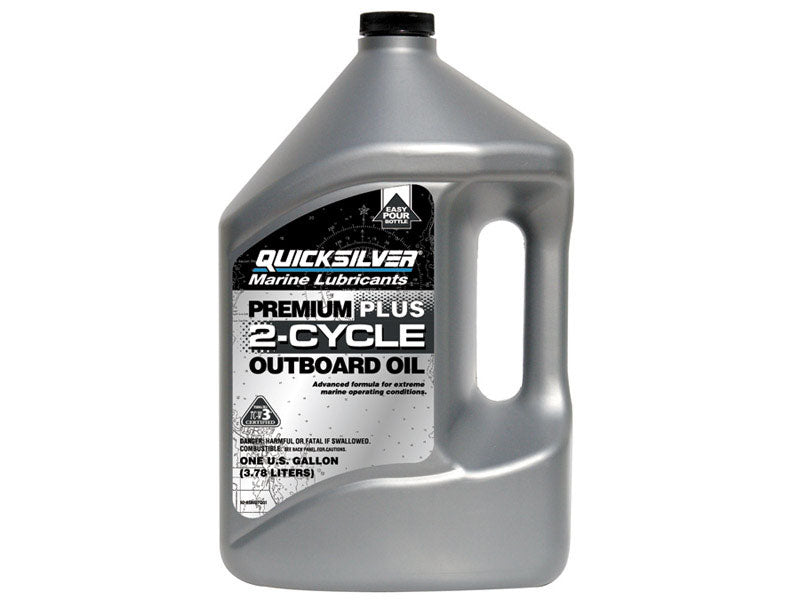 Quicksilver Marine Lubricants TC-W3 2-Cycle Outboard Motor Oil 1 gal 1 pk (Pack of 3)